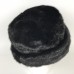 Vintage Laura Ashley Faux Fur Black Bucket Style or Brim Hat   eb-97862499